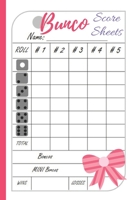 Bunco Score Sheets: 120 Cute Bunco Score Sheets, (Score Keeping Book for Bunco Dice Game) Score Record Book for Bunco Lovers and Players (6x 9) 1659853966 Book Cover