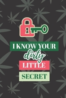 I Know Your Dirty Little Secret: Cool Weed Design Manager to Protect Usernames and Passwords for Internet Websites and Services With Tabs 170415796X Book Cover