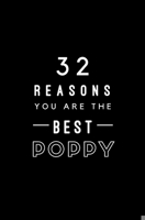 32 Reasons You Are The Best Poppy: Fill In Prompted Memory Book 1704674298 Book Cover