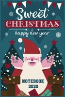 Sweet Christmas Happy New Year Notebook 2020: Notebook / Journal Gift (6x9 - 110 pages) 1671260554 Book Cover