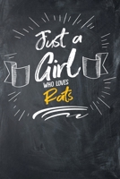 Just a Girl Who Loves Rats: Dot-Grid, 120 Page Notebook 1688274227 Book Cover