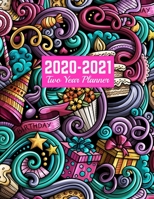 2020-2021 Two Year Planner: Handy 2-Year Monthly and Weekly Planner Calendar Schedule Organizer January 2020 to December 2021 (24 Months) Art Cover 00023187 1712926128 Book Cover