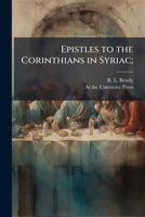 Epistles to the Corinthians in Syriac; (Syriac Edition) 1023946777 Book Cover