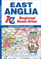 East Anglia A-Z Road Atlas 1843487950 Book Cover