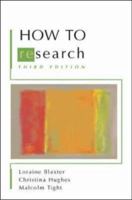 How to Research 033523867X Book Cover