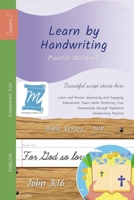 Handwriting Practice Workbook - Bible Verses - John 3: 16 - NIV - Cursive, Level 2: Learn by Handwriting . Adults and Children - Companion Size - BVJC2LES B0FMXFXF2M Book Cover