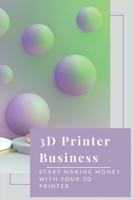 3D Printer Business: Start Making Money With Your 3D Printer: Business Using 3D Printer B09928VDHY Book Cover
