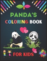 Pandas Coloring Book for Kids: A Cool, Funny & Stress Relief Pandas Designs to Color for Kids and Toddlers. Coloring Book for Primary kids, Boys and Gilrls who loves Pandas. B093RS4DWV Book Cover