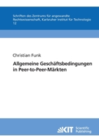 Allgemeine Geschäftsbedingungen in Peer-to-Peer-Märkten 3866445040 Book Cover