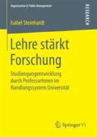 Lehre Starkt Forschung: Studiengangentwicklung Durch Professorinnen Im Handlungssystem Universitat 3658088583 Book Cover