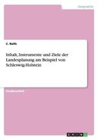 Inhalt, Instrumente und Ziele der Landesplanung am Beispiel von Schleswig-Holstein 3656744580 Book Cover