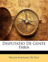 Disputatio De Gente Fabia 1142905020 Book Cover
