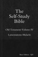 Self-Study Bible - Old Testament - Volume IV 055703759X Book Cover