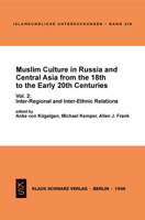 Muslim Culture in Russia and Central Asia from the 18th to the Early 20th Centuries 3879972699 Book Cover