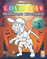 Monstruos Divertidos - Volumen 2: Libro para colorear para ni�os - 25 ilustraciones para colorear 1702568156 Book Cover