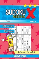 Sudoku X - medium,  vol. 1 1655744224 Book Cover