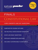 Kaplan PMBR FINALS: Constitutional Law: Core Concepts and Key Questions 1427796513 Book Cover