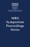 Wide-Bandgap Semiconductors for High Power, High Frequency and High Temperature: Symposium Held April 13-15, 1998, San Francisco, California, U.S.A (Materials Research Society Symposium Proceedings) 1558994181 Book Cover