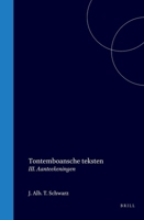 Tontemboansche teksten: III. Aanteekeningen (Dutch Edition) 9004568700 Book Cover