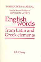 English Words from Latin and Greek Elements 0816509808 Book Cover