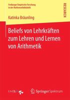 Beliefs Von Lehrkraften Zum Lehren Und Lernen Von Arithmetik 3658150920 Book Cover