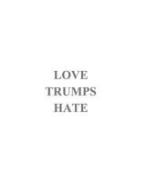 Love Trumps Hate: Coloring Book 1366677366 Book Cover