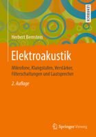 Elektroakustik: Mikrofone, Klangstufen, Verstärker, Filterschaltungen und Lautsprecher 3658251735 Book Cover