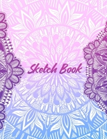Sketch Book: Notebook for Drawing, Writing, Painting, Sketching and Doodling, A Large 8.5" x 11" Sketchbook for Kids and Adults to Unleash Creativity, Exclusive Abstract Mandala Cover 1661171729 Book Cover