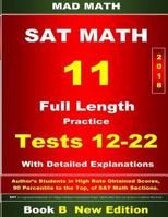 2018 New SAT Math Tests 12-22 Book B 197782482X Book Cover