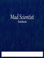 Mad Scientist Notebook : 1/2 Cross Grid Graph Ruled 1978140991 Book Cover