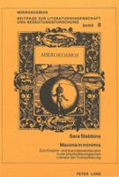 Maxima in Minimis: Zum Empirie- Und Autoritaetsverstaendnis in Der Physikotheologischen Literatur Der Fruehaufklaerung 382046154X Book Cover