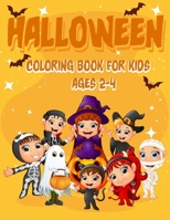 Halloween Coloring Book for Kids Ages 2-4: 50 Halloween Coloring Pages for Kids Ages 2-4, 4-8 (Halloween Gift for Kids) B08JDTNHZX Book Cover