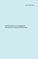 Detektierbarkeit und Verf�gbarkeit effektbasierter Reibwertinformationen 1092901477 Book Cover