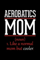 Aerobatics Mom Notebook: Graph Paper Notebook with 120 pages 6x9 perfect as math book, sketchbook, workbook and diary Funny Gift for Aerobatics Fans and Coaches 1677184981 Book Cover