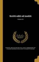 Scritti editi ed inediti; Volume 20 1371636893 Book Cover