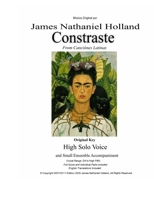 Contraste: For Solo High Voice and Instrument Ensemble (Vocal music for solo voice by James Nathaniel Holland) (Spanish Edition) B0FCFHZQ2F Book Cover