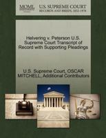 Helvering v. Peterson U.S. Supreme Court Transcript of Record with Supporting Pleadings 1270271253 Book Cover
