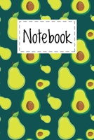 Notebook: Cute Avocado Gifts Notebook Ruled Blank Lined Paper Book For Girls Boys Men And Women - Avocado Themed Pattern For Avocado Lovers 1707811709 Book Cover