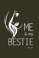 Me and My Bestie Notebook, Blank Write-in Journal, Dotted Lines, Wide Ruled, Medium (A5) 6 x 9 In (Dump Green) 1714383172 Book Cover