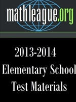 Elementary School Test Materials 2013-2014 1312302690 Book Cover