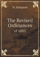 The Revised Ordinances of 1885 551891427X Book Cover