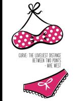 Bra and Underwear Bikini: Everyday Notebook for Women - College Ruled 1720083576 Book Cover