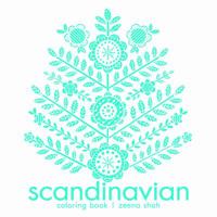 Scandinavian Coloring Book 1454710012 Book Cover