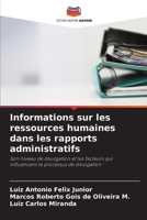 Informations sur les ressources humaines dans les rapports administratifs (French Edition) 6207690486 Book Cover