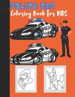 Police Car Coloring Book for Kids: Police Patrol Vehicle and dogs Coloring and Activity Book null Book Cover