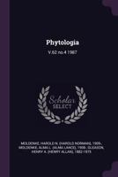 Phytologia: V.62 No.4 1987 1378136977 Book Cover