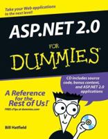 ASP.NET 2 For Dummies (For Dummies (Computer/Tech)) 076457907X Book Cover