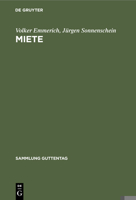 Miete. Handkommentar 3110117975 Book Cover