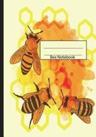 Bee Notebook: Insect Notebook For Kids Boy Girl Women Great For Writing Diary For Teacher Cute Bee Yellow Volume 7 1722336447 Book Cover