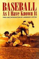 Baseball As I Have Known It 0441048153 Book Cover